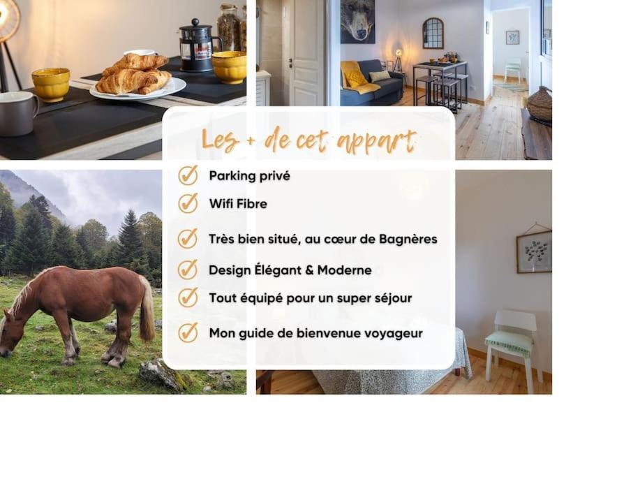 Apartmán Refuge De L'Ours : T2 Equipe Avec Parking Et Wifi Bagnères-de-Bigorre Exteriér fotografie